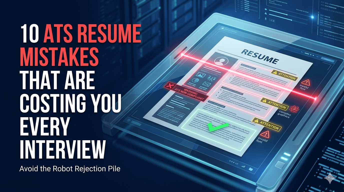 10 ATS Resume Mistakes Costing You Interviews + Fixes