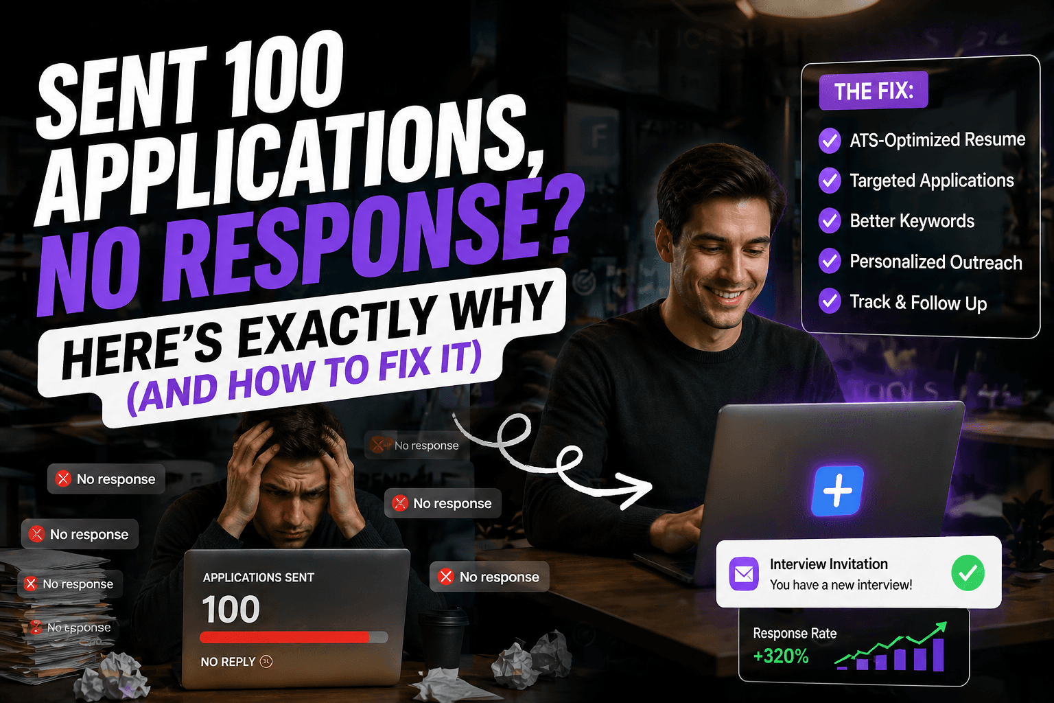 Sent 100 Applications, No Response? Here's Exactly Why (And How to Fix It)