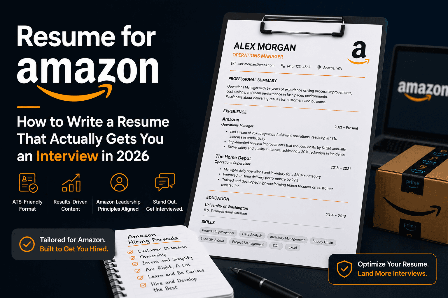 Resume for Amazon: The Exact Format, Keywords, and Leadership Principles You Need in 2026